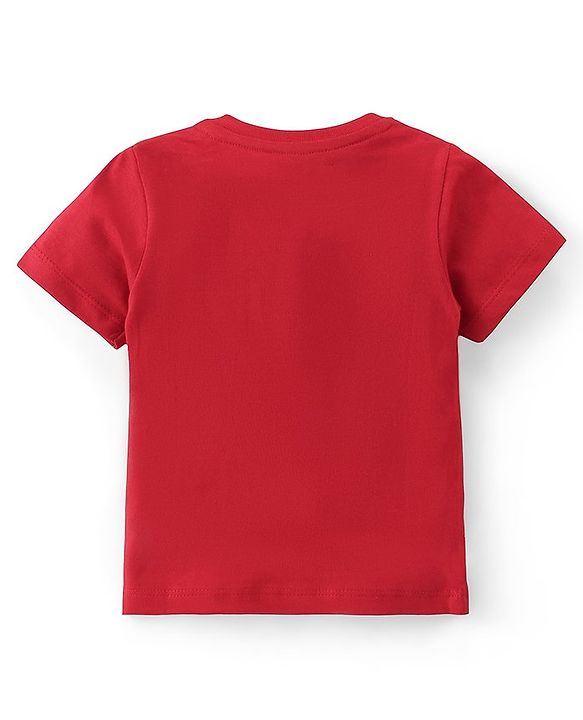 Babyhug Cotton Knit  Half Sleeves Plane Print T-Shirts Pack of 5 - Multicolor