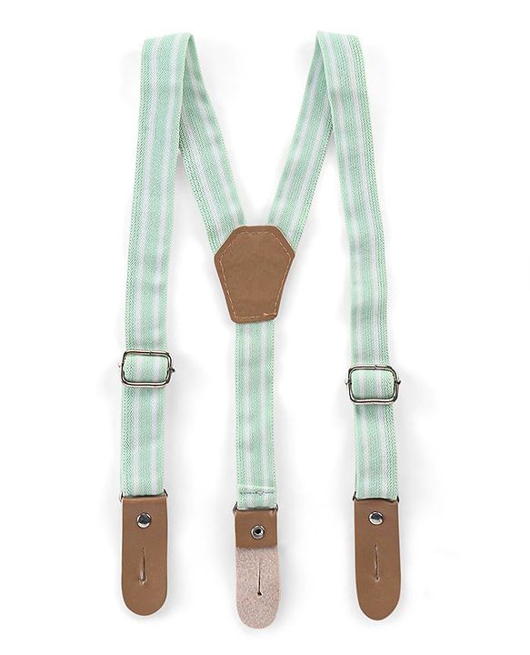 Babyhug Cotton Mid Thigh Shorts with Suspender - Blue