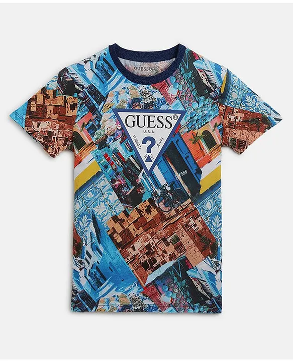 guess printed shirts