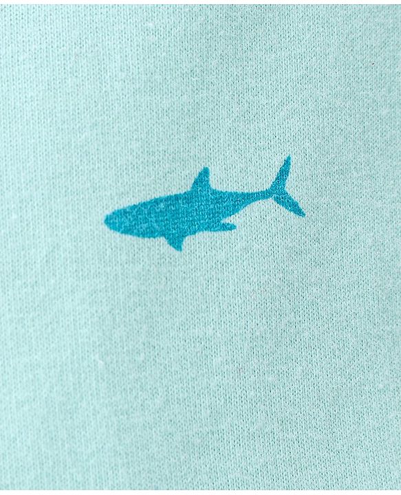 Babyhug Cotton Jersey Knitted Mid Thigh Length Shorts Fish and Text Print Pack of 2 - Orange & Blue