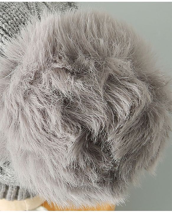 Babyhug Woolen Cap Grey - Diameter 11.5 cm