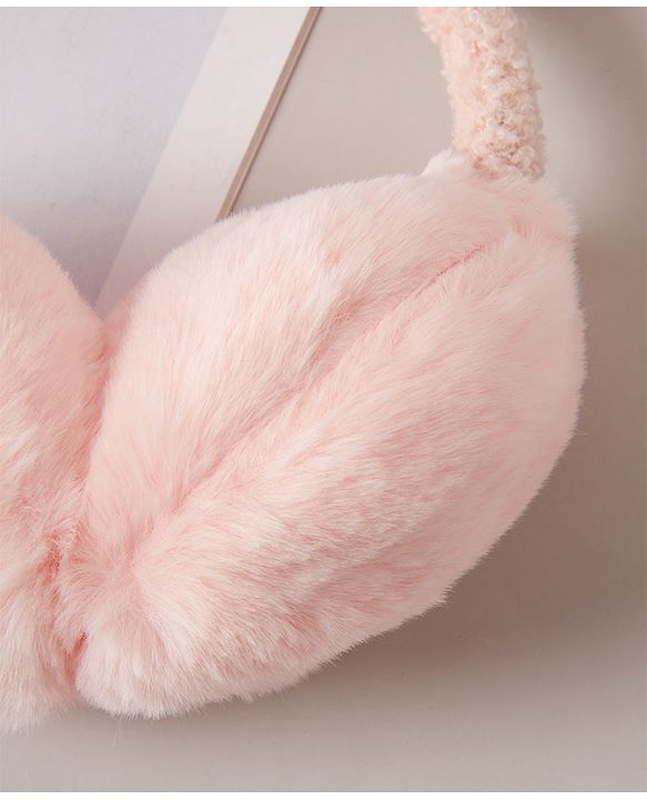 Babyhug Ear Muffs with Rabbit Design - Pink