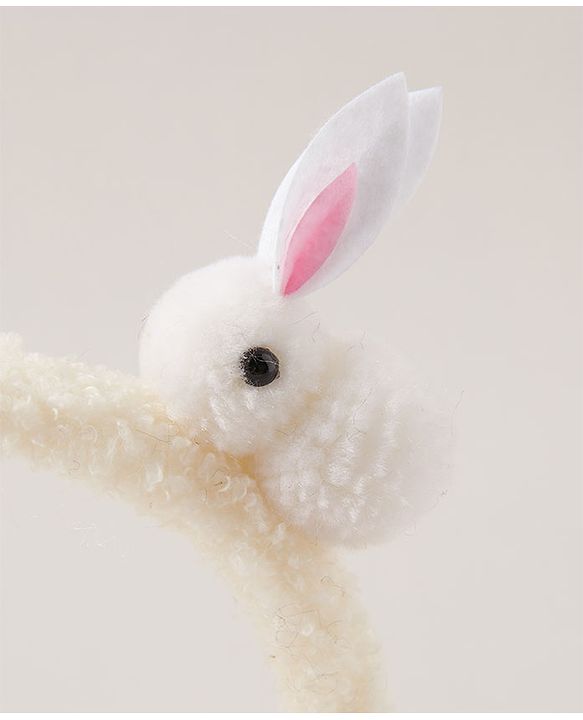 Babyhug Ear Muffs with Rabbit Design - Beige