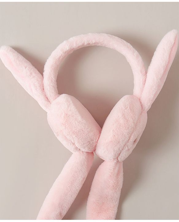 Babyhug Ear Muffs with Bunny Design - Pink