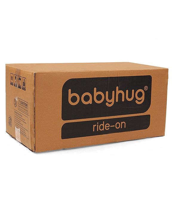 Babyhug Battery Operated Three Wheel Ride on Bike - Blue| With Music & Lights| Pre-loaded Music with USB & AUX| Easy to Assemble| Comfortable Seat| Easy to Operate| Rechargeable Battery