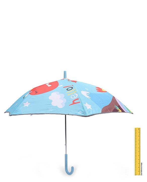 Babyhug Unisex Dinosaur Print Kid's Umbrella - Multicolor