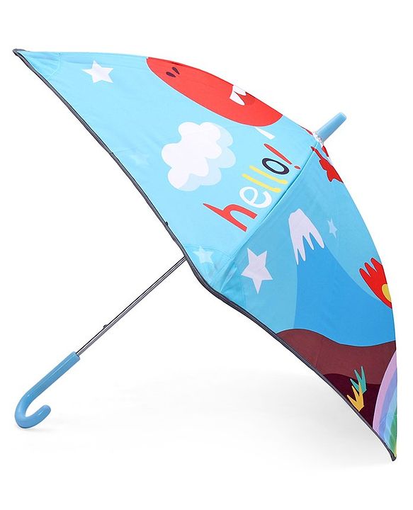 Babyhug Unisex Dinosaur Print Kid's Umbrella - Multicolor