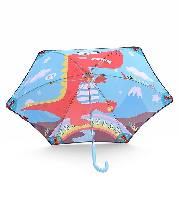 Babyhug Unisex Dinosaur Print Kid's Umbrella - Multicolor