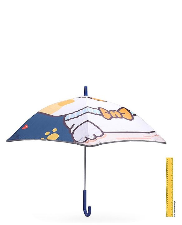 Babyhug Unisex Cat Print Kid's Umbrella - Multicolor
