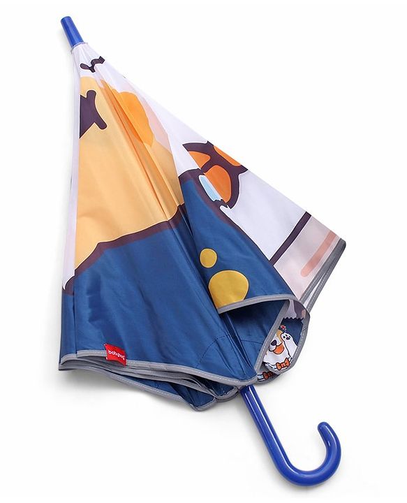 Babyhug Unisex Cat Print Kid's Umbrella - Multicolor