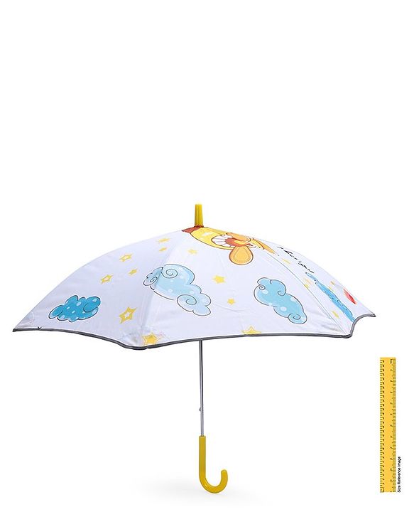 Babyhug Unisex Plane Print Kids Umbrella - Multicolour