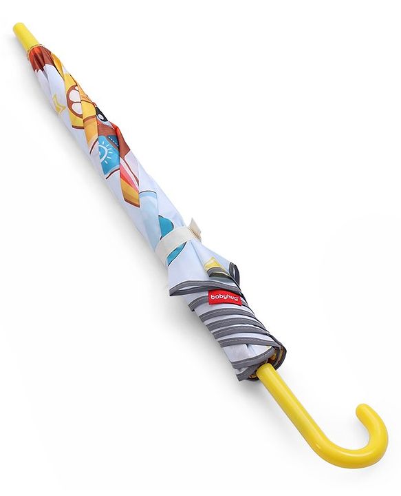 Babyhug Unisex Plane Print Kids Umbrella - Multicolour