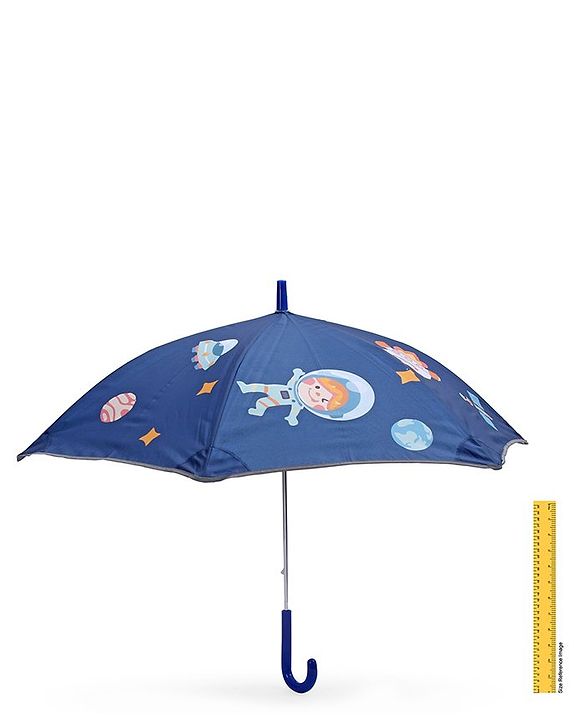 Babyhug Unisex Space Print Kids Umbrella - Multicolor