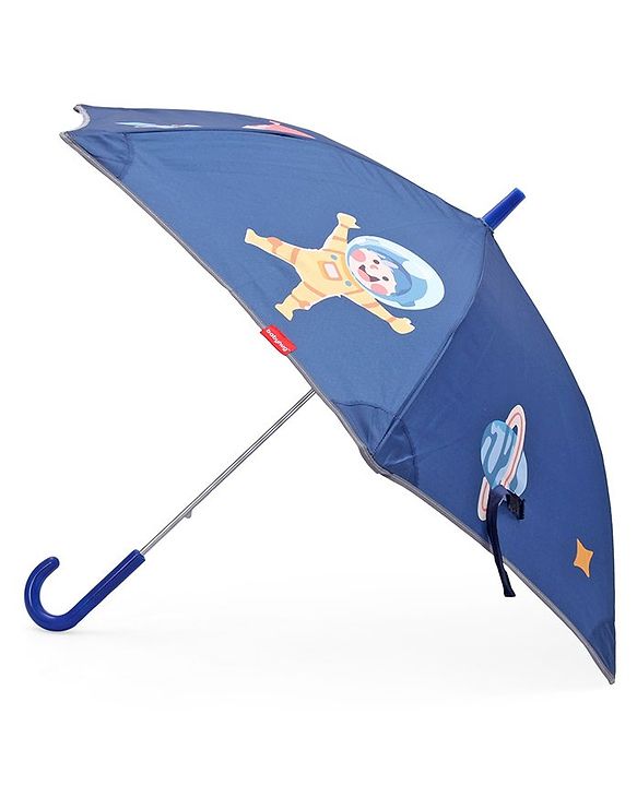 Babyhug Unisex Space Print Kids Umbrella - Multicolor
