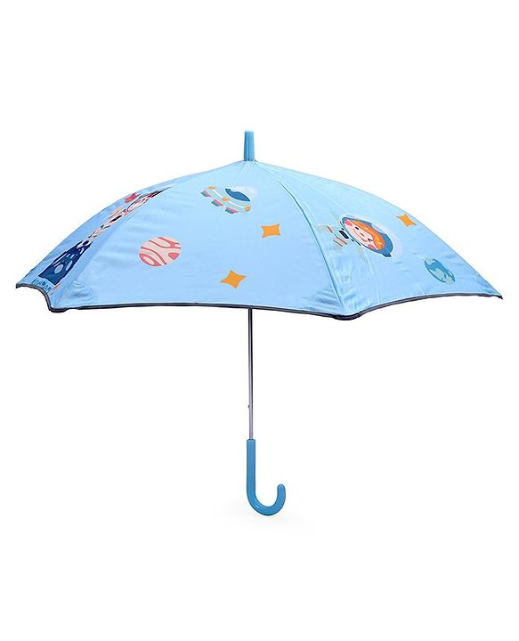 Babyhug Unisex Space Print Kids Umbrella - Multicolor