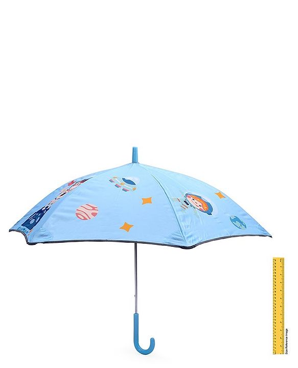 Babyhug Unisex Space Print Kids Umbrella - Multicolor