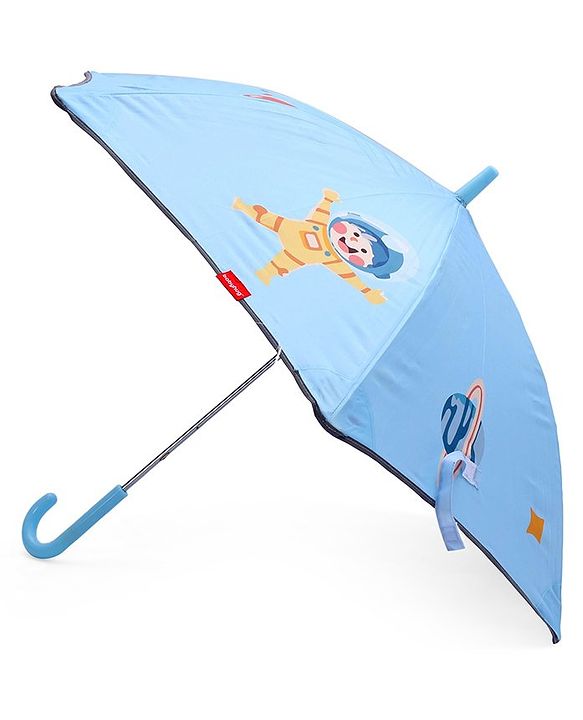 Babyhug Unisex Space Print Kids Umbrella - Multicolor