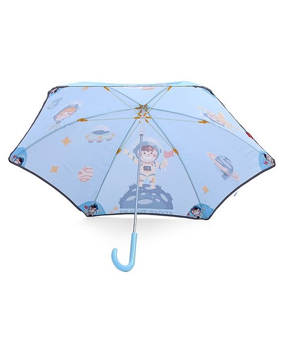 Babyhug Unisex Space Print Kids Umbrella - Multicolor