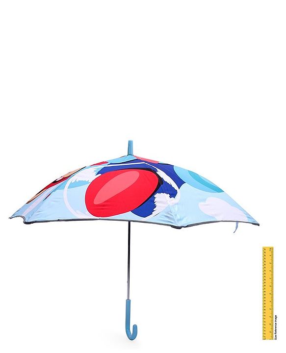 Babyhug Unisex Racer Print Kids Umbrella - Multicolor