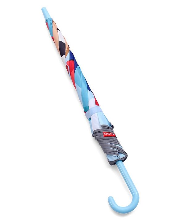 Babyhug Unisex Racer Print Kids Umbrella - Multicolor
