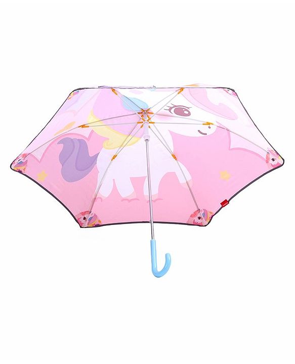 Babyhug Unicorn Print Kid's Umbrella - Multicolour