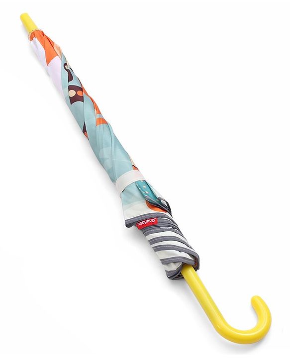 Babyhug Unisex Lion Print Kids Umbrella - Multicolor