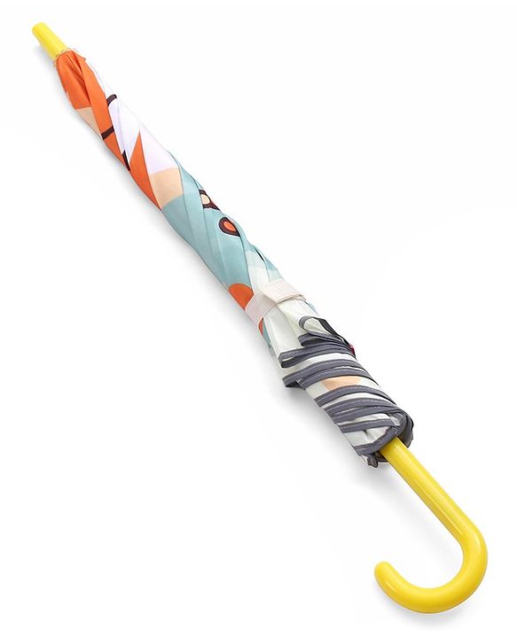 Babyhug Unisex Lion Print Kids Umbrella - Multicolor