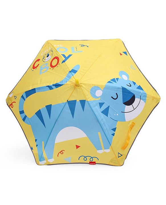 Babyhug Unisex Animal Print Kids Umbrella - Multicolor