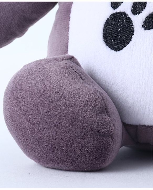 Babyhug Bear With Scarf Soft Toy Purple - Height 33 cm