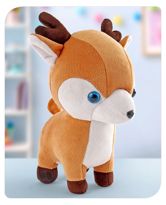 Babyhug Reindeer Soft Toy Brown - Height 25 cm