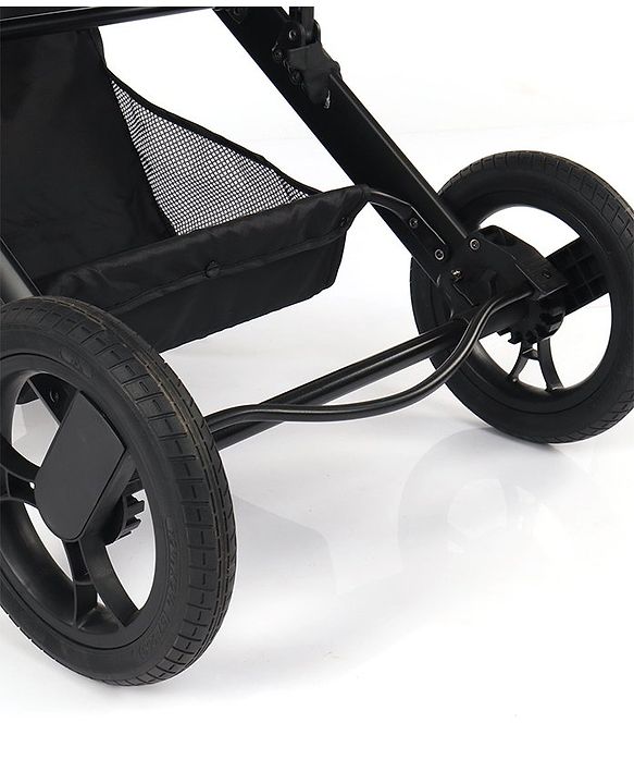 Babyhug Majestic Stroller Cum Carry Cot With Canopy - Royal Blue
