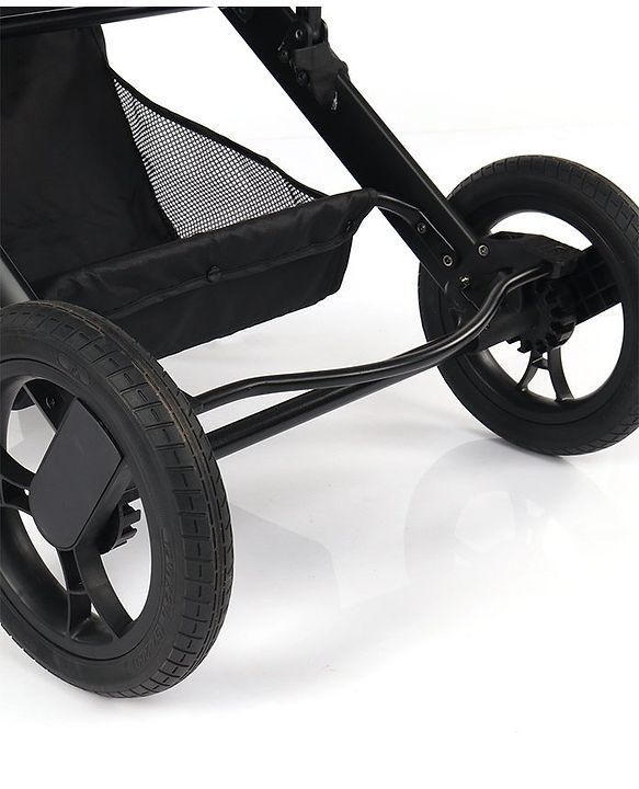 Babyhug Majestic Stroller Cum Carry Cot With Canopy - Royal Blue