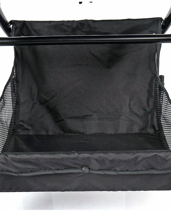 Babyhug Majestic Stroller Cum Carry Cot With Canopy - Royal Blue