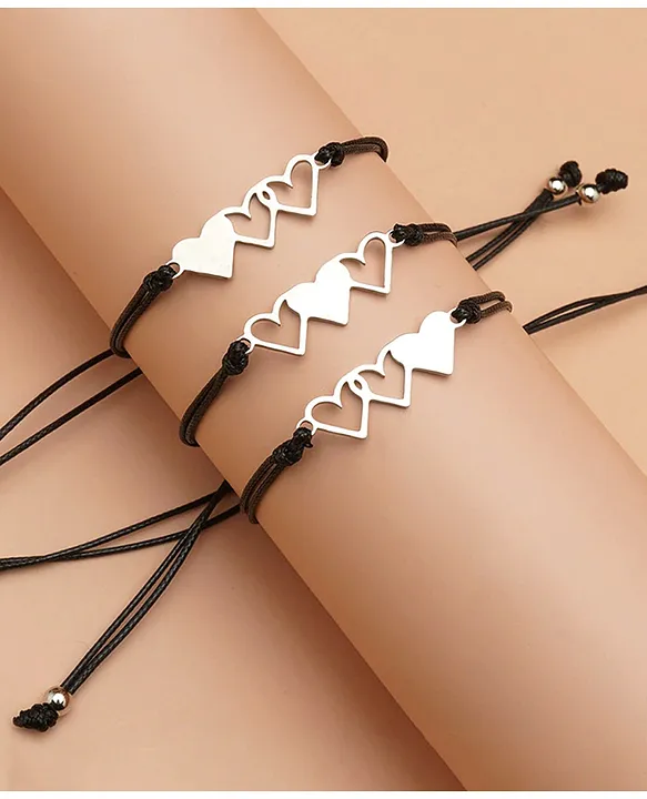2pcs/set Partners In Crime Letter Love Heart Charm Bracelet For Lover  Friendship Sisters Gift Perfect(gold) | Fruugo NO