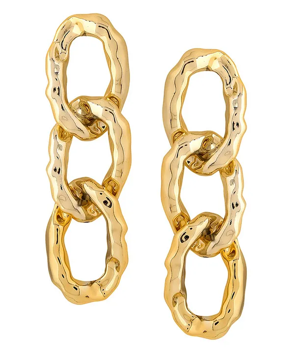 14k Solid Gold Whisper Chain Earring – by charlotte