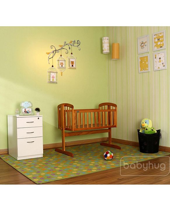 Babyhug Joy Cradle With Mosquito Net - Natural