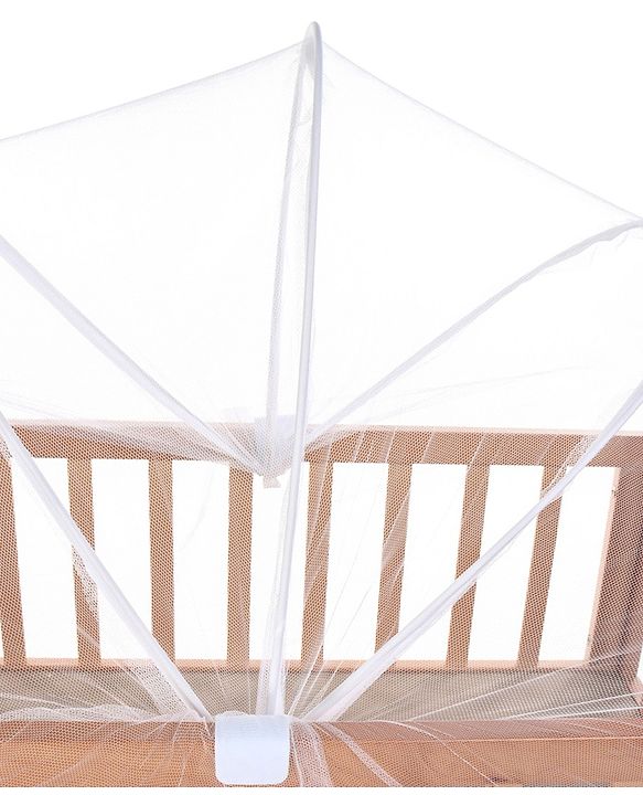 Babyhug Joy Cradle With Mosquito Net - Natural