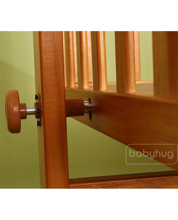 Babyhug Joy Cradle With Mosquito Net - Natural
