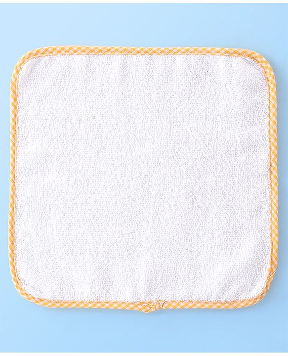 Babyhug Woven Terry Wash cloths Pack of 6 - Multicolour