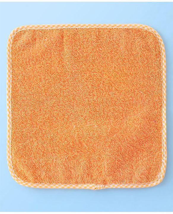 Babyhug Woven Terry Wash cloths Pack of 6 - Multicolour