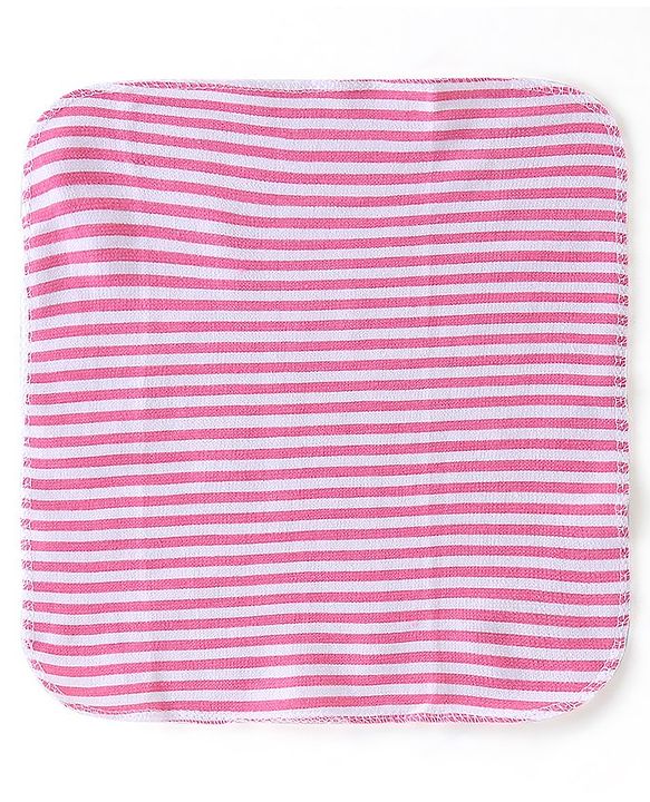 Babyhug Knit Terry Wash cloths Pack of 6 - Multicolour