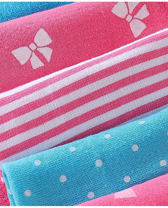 Babyhug Knit Terry Wash cloths Pack of 6 - Multicolour