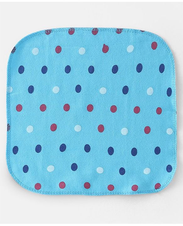 Babyhug Knit Terry Wash cloths Pack of 6 - Multicolour