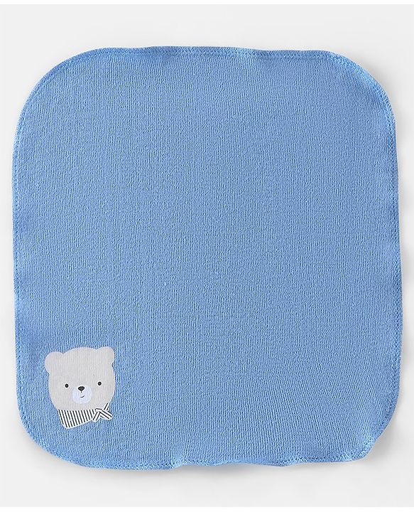 Babyhug Knit Terry Wash cloth Pack of 6 - Multicolour