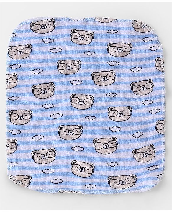 Babyhug Knit Terry Wash cloth Pack of 6 - Multicolour