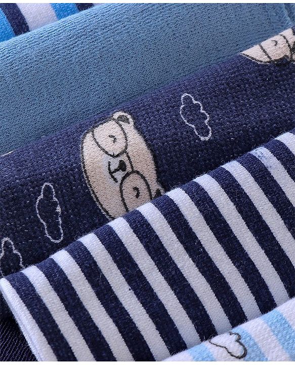 Babyhug Knit Terry Wash cloth Pack of 6 - Multicolour