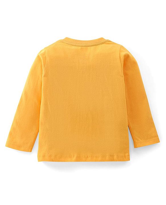 Babyhug Cotton Knit Full Sleeves Camouflage & Dino Printed Night Suits Pack of 2 - Blue & Yellow