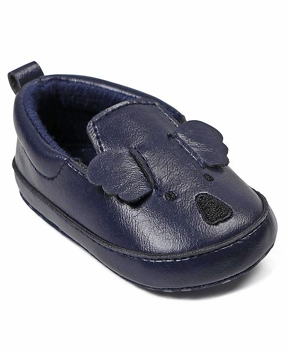 Cute Walk by Babyhug Slip On Booties - Navy Blue