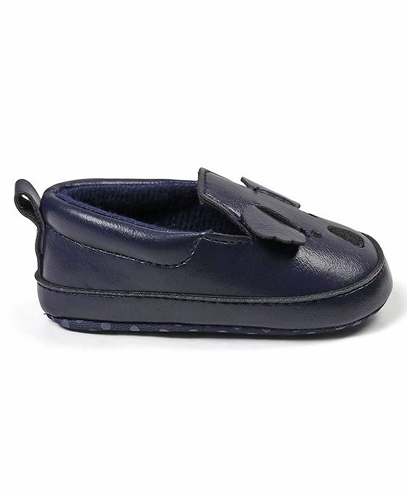 Cute Walk by Babyhug Slip On Booties - Navy Blue