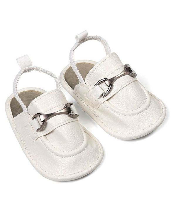 Cute Walk by Babyhug Slip On Booties Solid Color - Brown